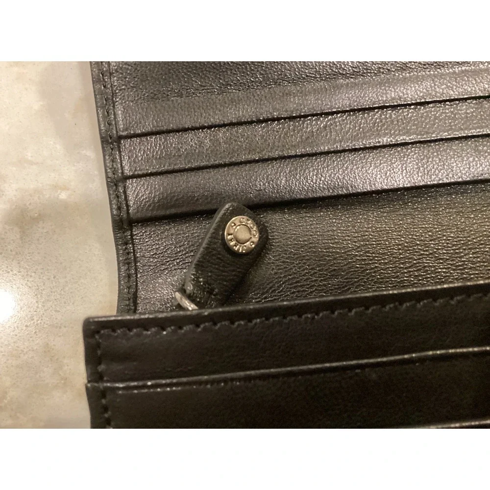 Jimmy Choo NINO Black Leather‎ Star Studded Wallet Clutch - Picture 6 of 16